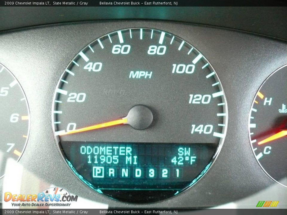 2009 Chevrolet Impala LT Slate Metallic / Gray Photo #11
