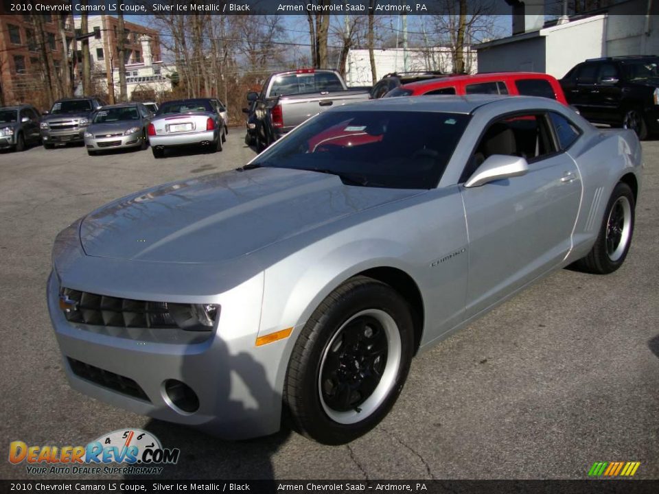 2010 Chevrolet Camaro LS Coupe Silver Ice Metallic / Black Photo #1