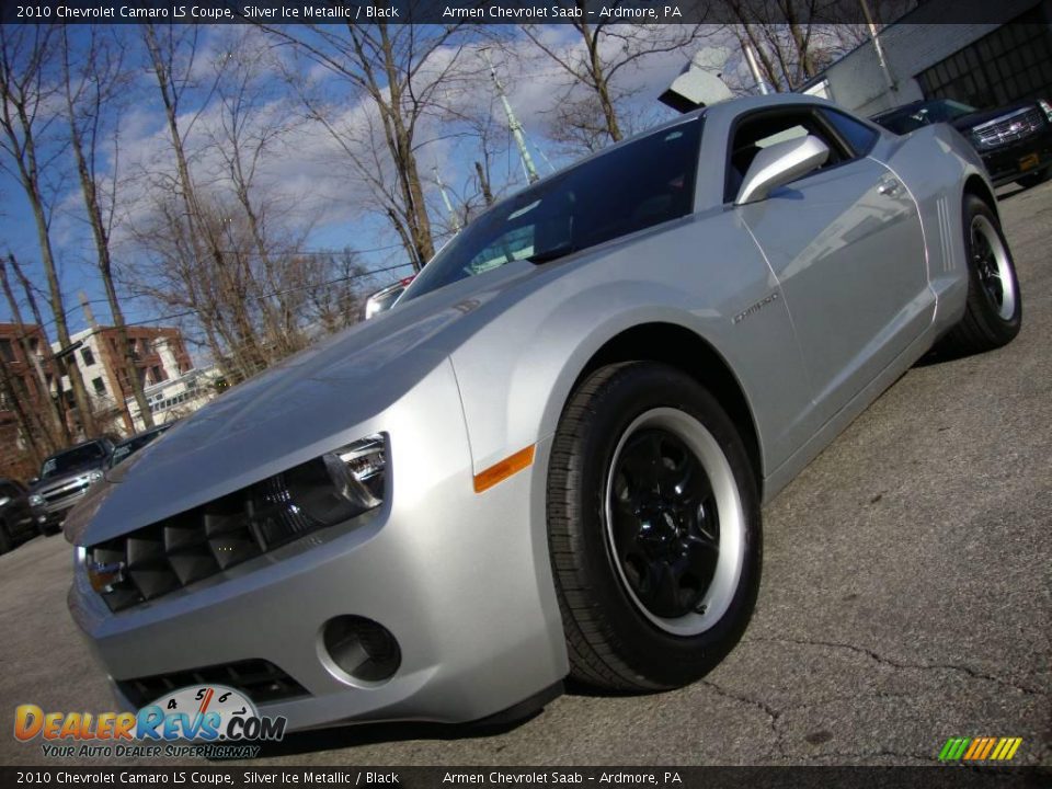 2010 Chevrolet Camaro LS Coupe Silver Ice Metallic / Black Photo #2