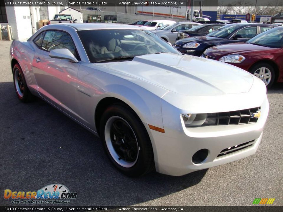 2010 Chevrolet Camaro LS Coupe Silver Ice Metallic / Black Photo #4
