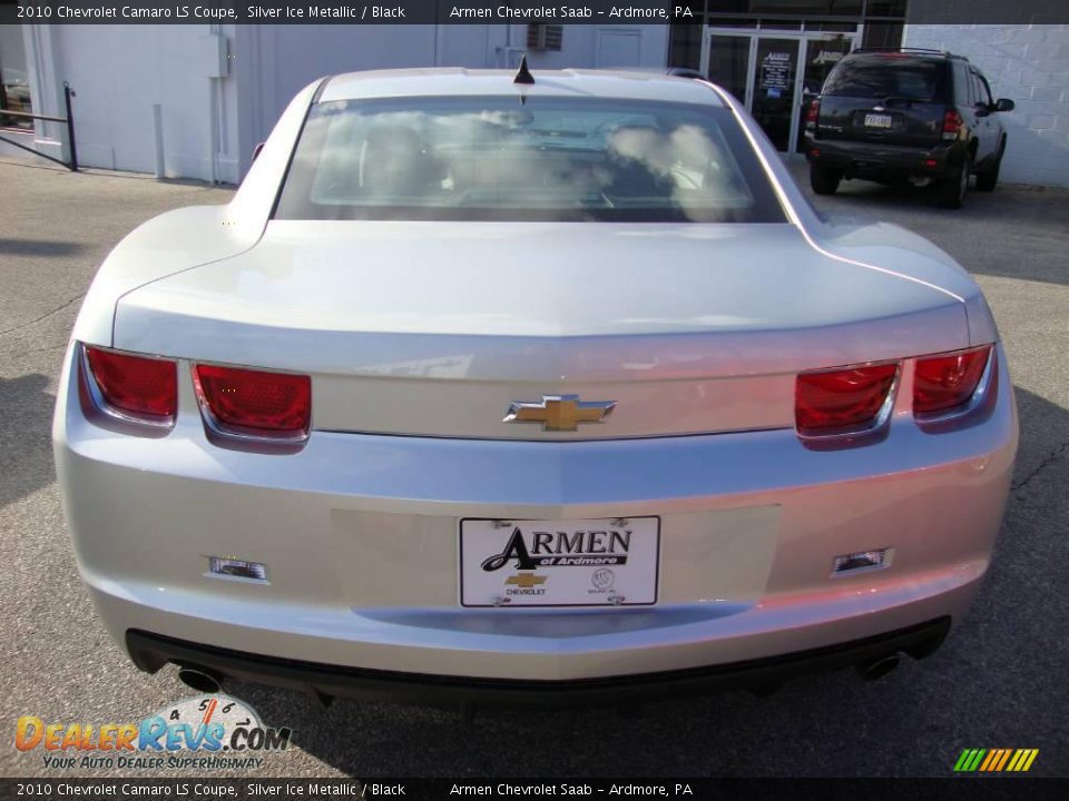 2010 Chevrolet Camaro LS Coupe Silver Ice Metallic / Black Photo #8