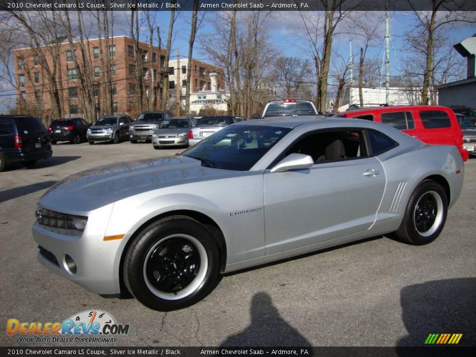 2010 Chevrolet Camaro LS Coupe Silver Ice Metallic / Black Photo #10