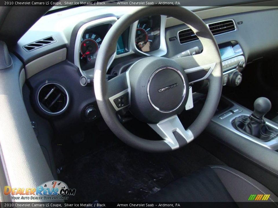 2010 Chevrolet Camaro LS Coupe Silver Ice Metallic / Black Photo #11