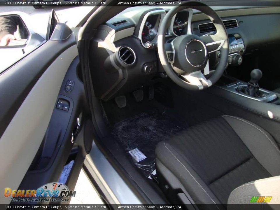 2010 Chevrolet Camaro LS Coupe Silver Ice Metallic / Black Photo #12