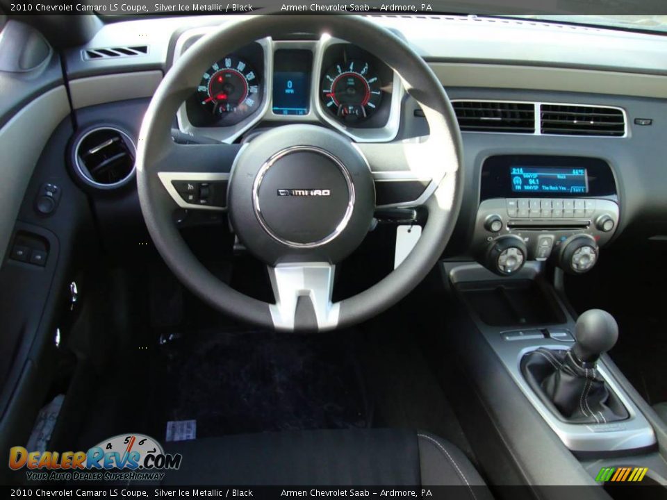 2010 Chevrolet Camaro LS Coupe Silver Ice Metallic / Black Photo #24