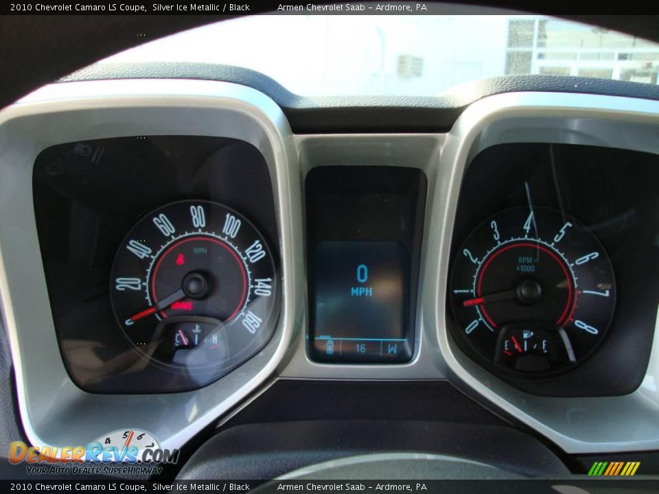 2010 Chevrolet Camaro LS Coupe Silver Ice Metallic / Black Photo #30