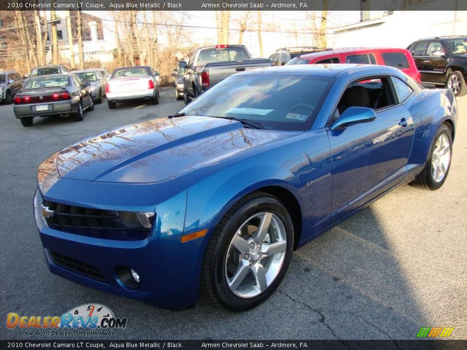 2010 Chevrolet Camaro LT Coupe Aqua Blue Metallic / Black Photo #1