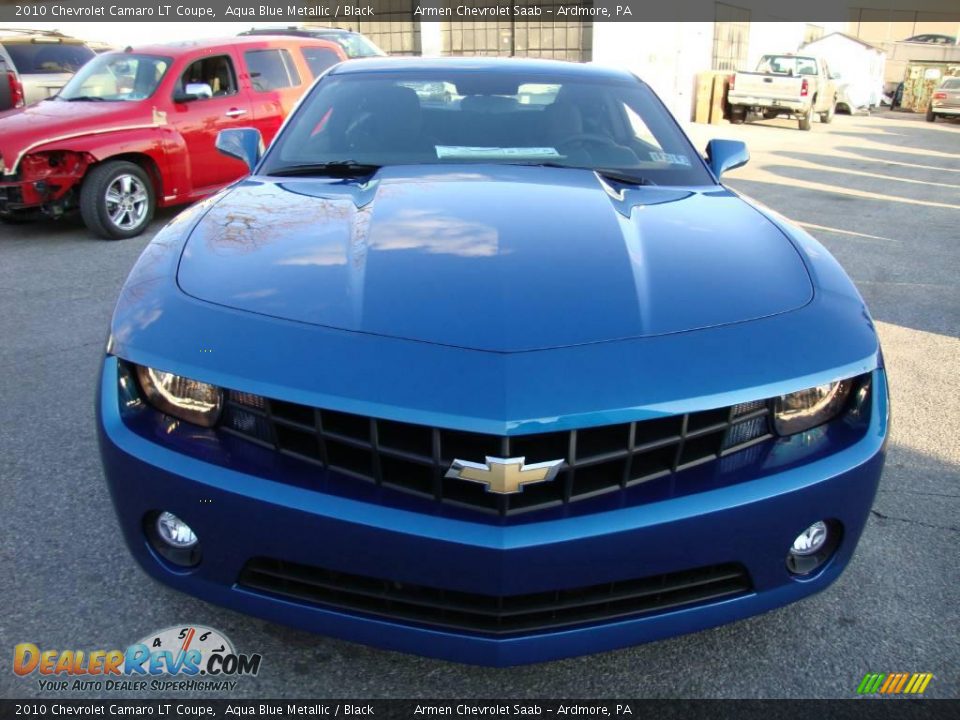 2010 Chevrolet Camaro LT Coupe Aqua Blue Metallic / Black Photo #3