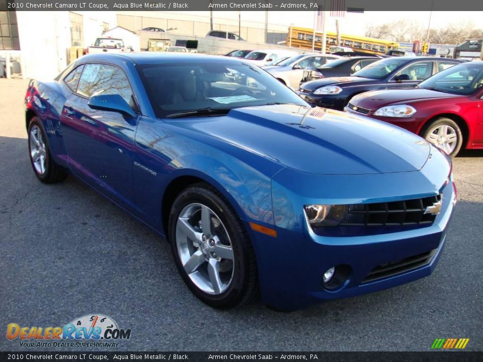 2010 Chevrolet Camaro LT Coupe Aqua Blue Metallic / Black Photo #4