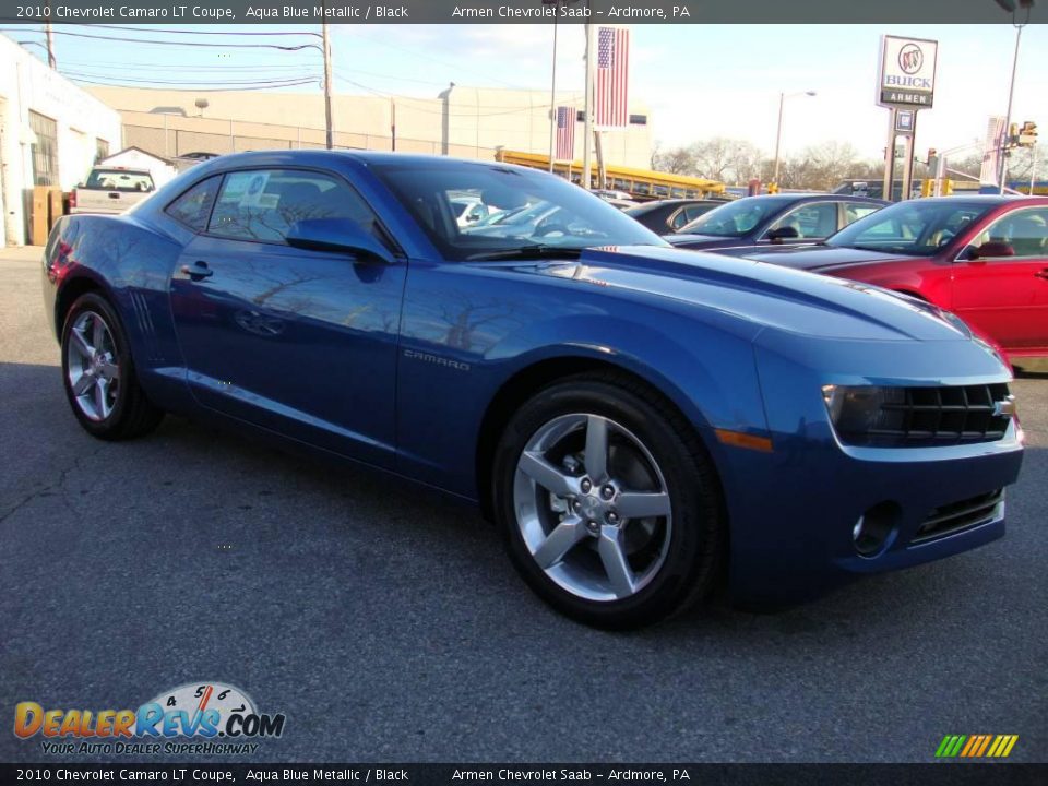 2010 Chevrolet Camaro LT Coupe Aqua Blue Metallic / Black Photo #5