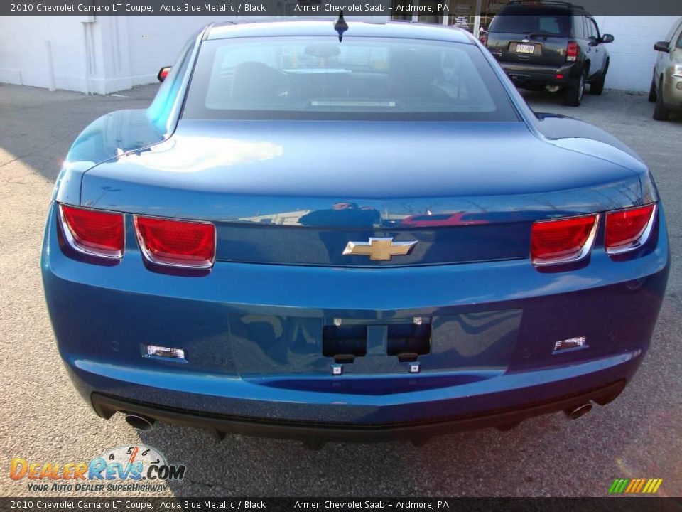 2010 Chevrolet Camaro LT Coupe Aqua Blue Metallic / Black Photo #8