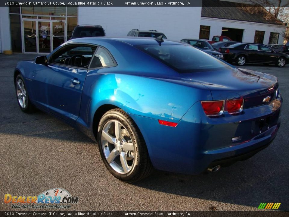 2010 Chevrolet Camaro LT Coupe Aqua Blue Metallic / Black Photo #9