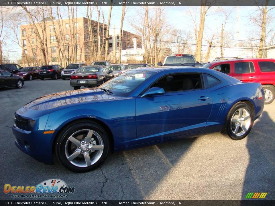 2010 Chevrolet Camaro LT Coupe Aqua Blue Metallic / Black Photo #10