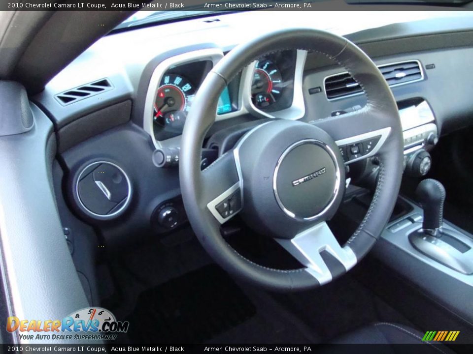 2010 Chevrolet Camaro LT Coupe Aqua Blue Metallic / Black Photo #11