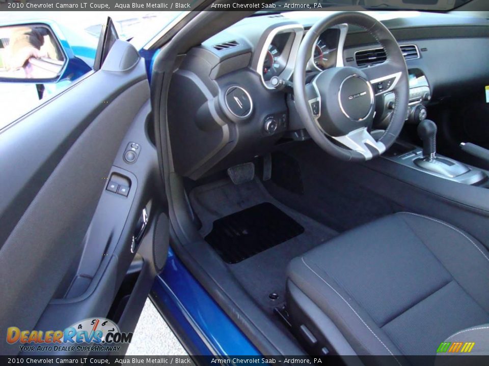 2010 Chevrolet Camaro LT Coupe Aqua Blue Metallic / Black Photo #12