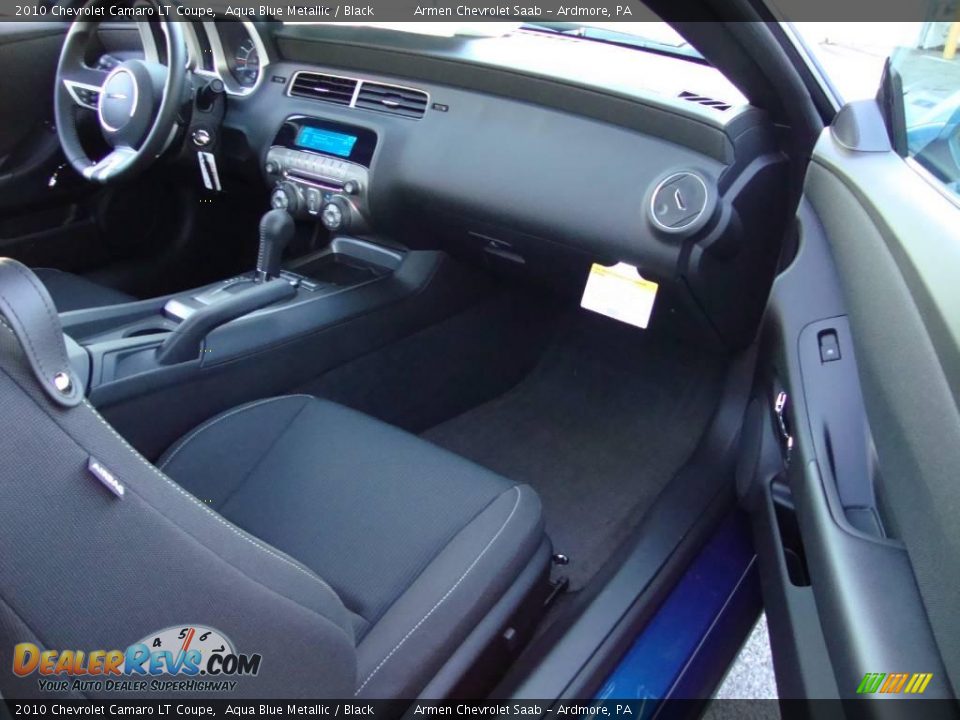 2010 Chevrolet Camaro LT Coupe Aqua Blue Metallic / Black Photo #17