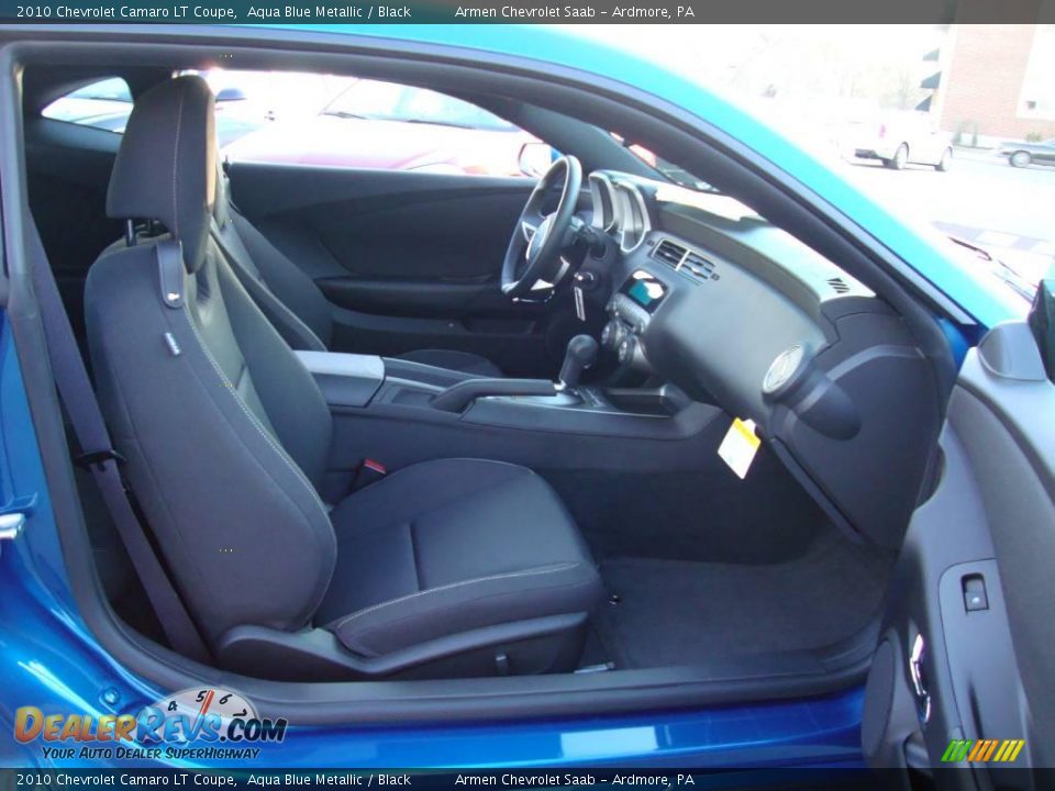 2010 Chevrolet Camaro LT Coupe Aqua Blue Metallic / Black Photo #19