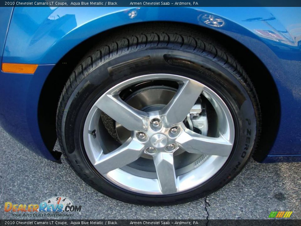 2010 Chevrolet Camaro LT Coupe Aqua Blue Metallic / Black Photo #21