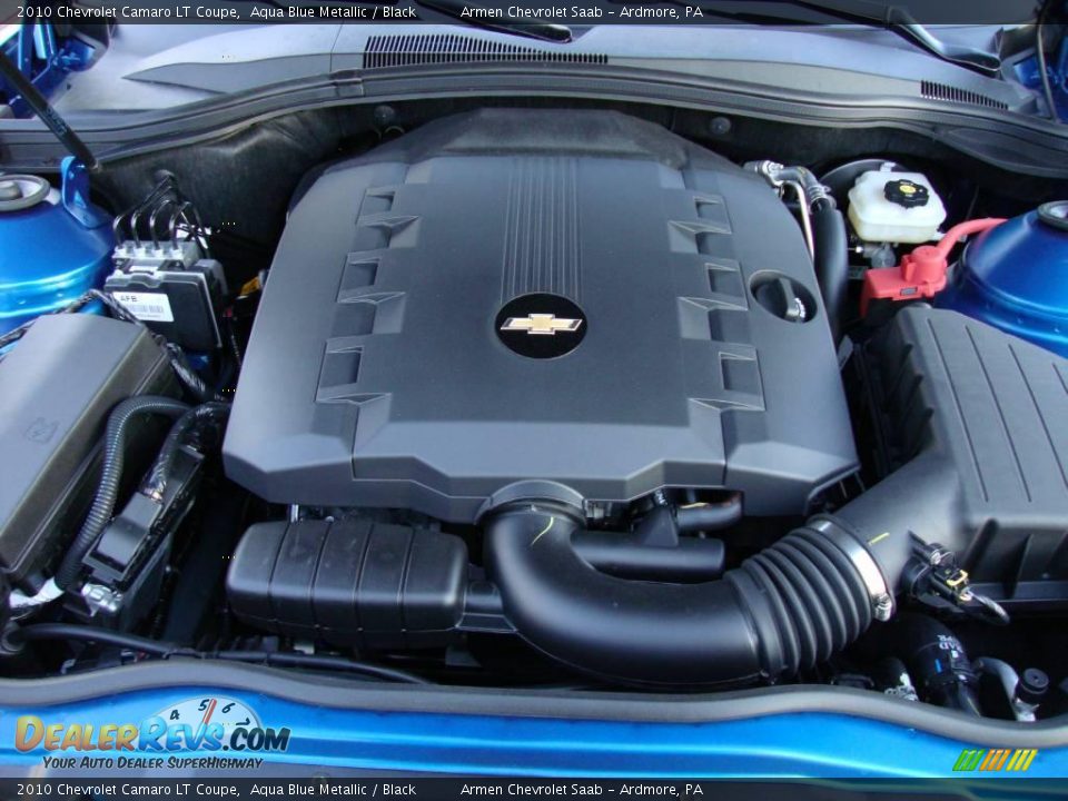 2010 Chevrolet Camaro LT Coupe Aqua Blue Metallic / Black Photo #23
