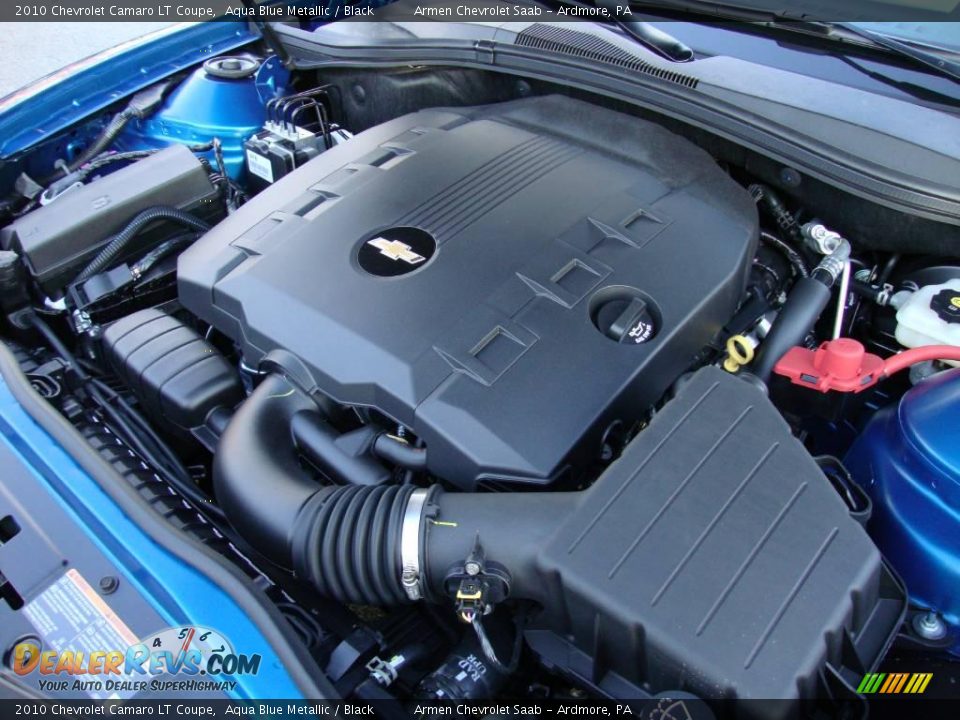 2010 Chevrolet Camaro LT Coupe Aqua Blue Metallic / Black Photo #24