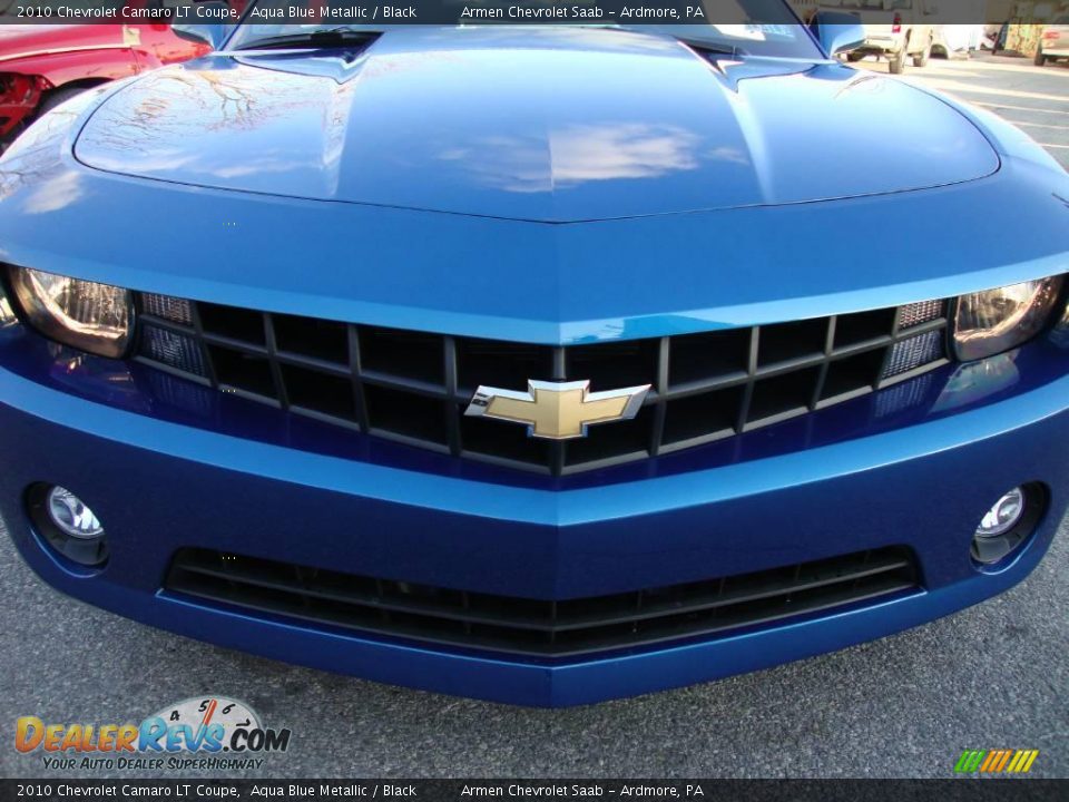 2010 Chevrolet Camaro LT Coupe Aqua Blue Metallic / Black Photo #25