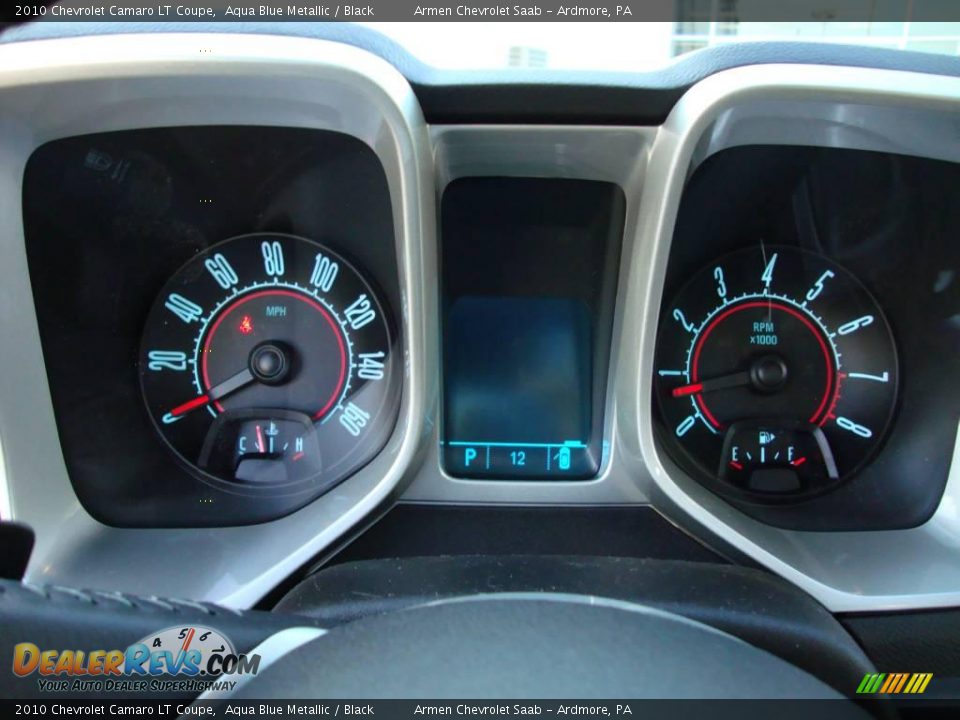 2010 Chevrolet Camaro LT Coupe Aqua Blue Metallic / Black Photo #31