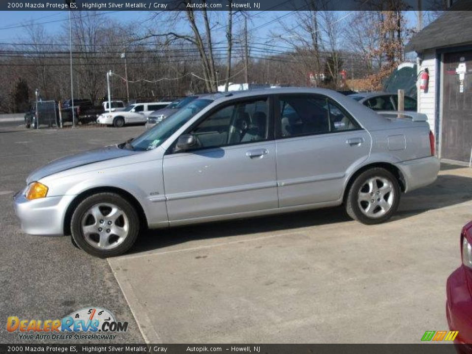 2000 Mazda Protege ES Highlight Silver Metallic / Gray Photo #1