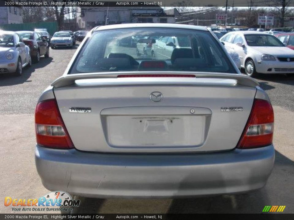 2000 Mazda Protege ES Highlight Silver Metallic / Gray Photo #3