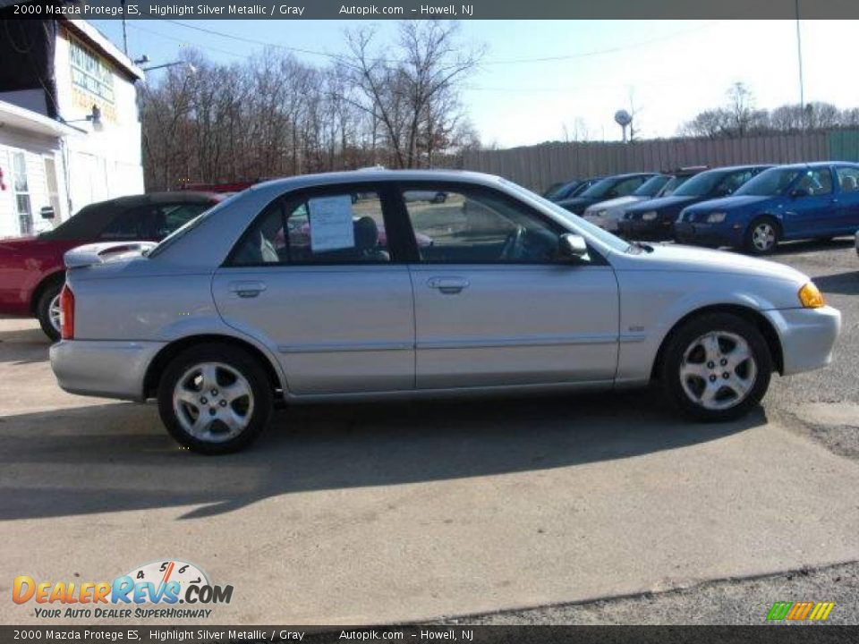 2000 Mazda Protege ES Highlight Silver Metallic / Gray Photo #5