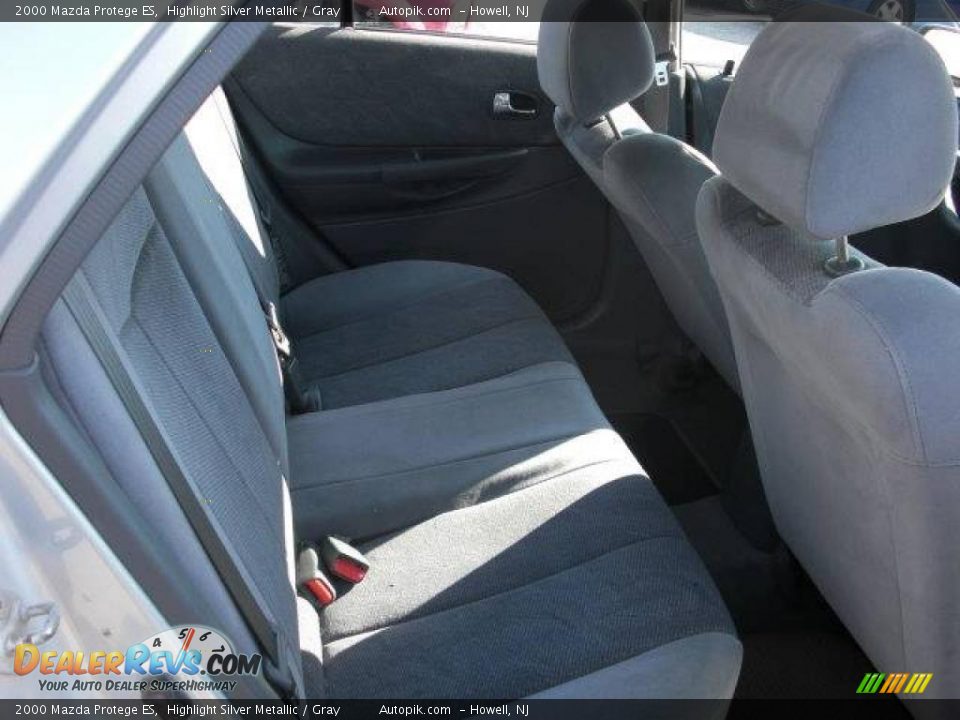 2000 Mazda Protege ES Highlight Silver Metallic / Gray Photo #8