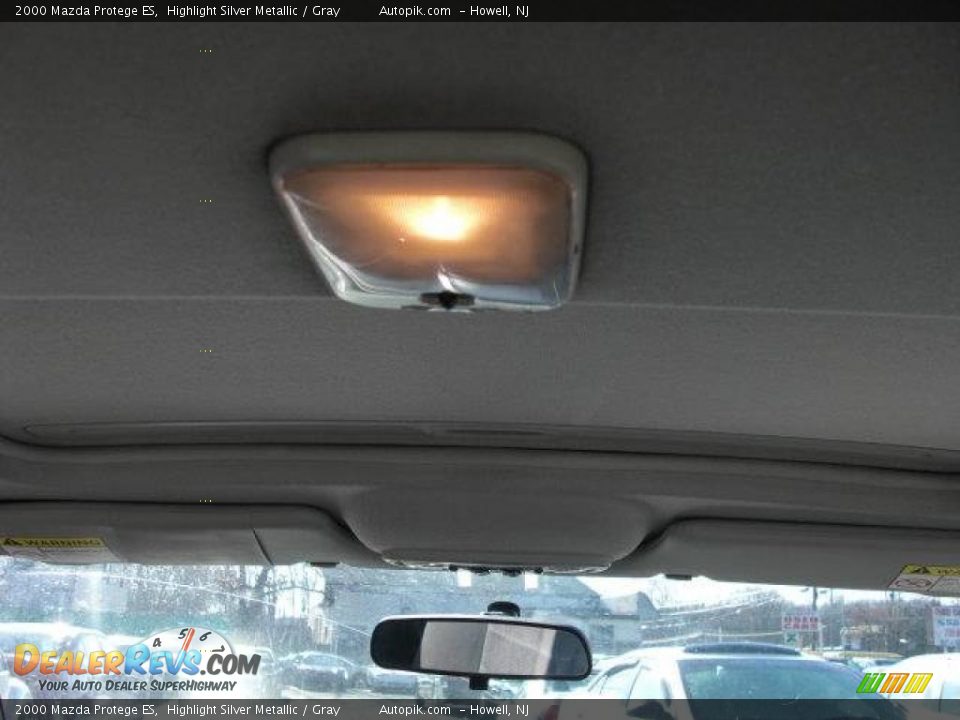 2000 Mazda Protege ES Highlight Silver Metallic / Gray Photo #10