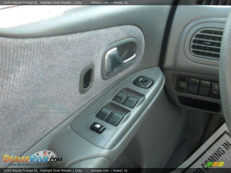 2000 Mazda Protege ES Highlight Silver Metallic / Gray Photo #14