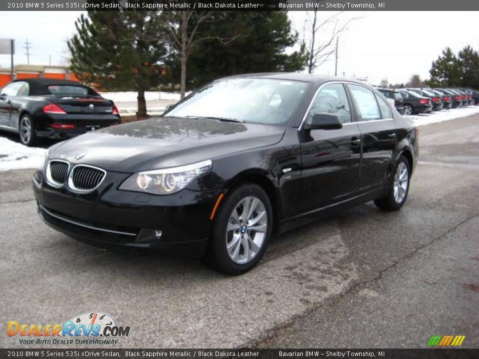 2010 BMW 5 Series 535i xDrive Sedan Black Sapphire Metallic / Black Dakota Leather Photo #1