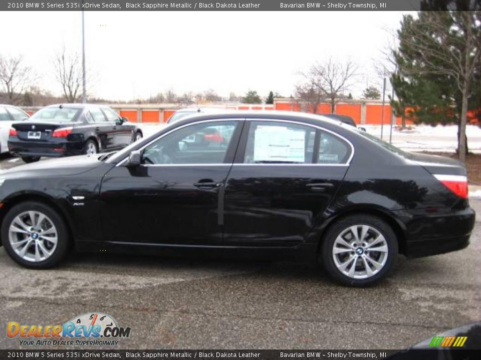 2010 BMW 5 Series 535i xDrive Sedan Black Sapphire Metallic / Black Dakota Leather Photo #2