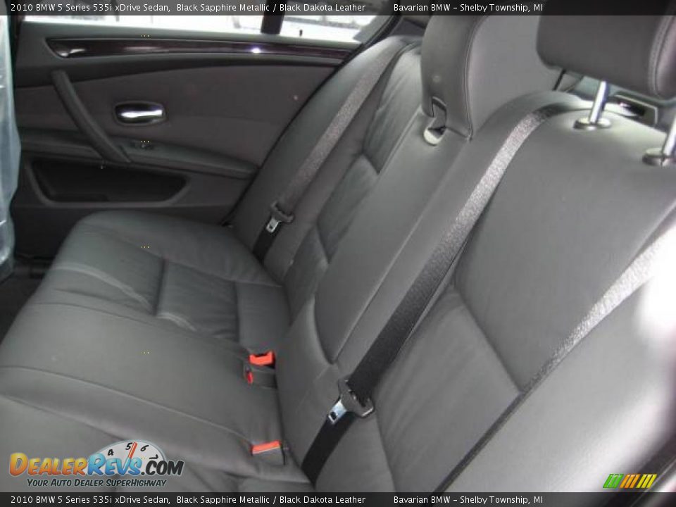 2010 BMW 5 Series 535i xDrive Sedan Black Sapphire Metallic / Black Dakota Leather Photo #11