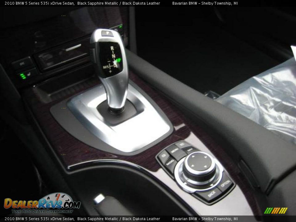 2010 BMW 5 Series 535i xDrive Sedan Black Sapphire Metallic / Black Dakota Leather Photo #13