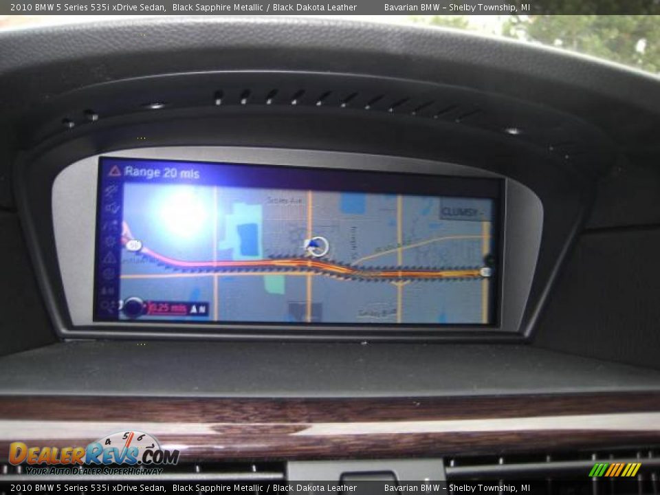 2010 BMW 5 Series 535i xDrive Sedan Black Sapphire Metallic / Black Dakota Leather Photo #14