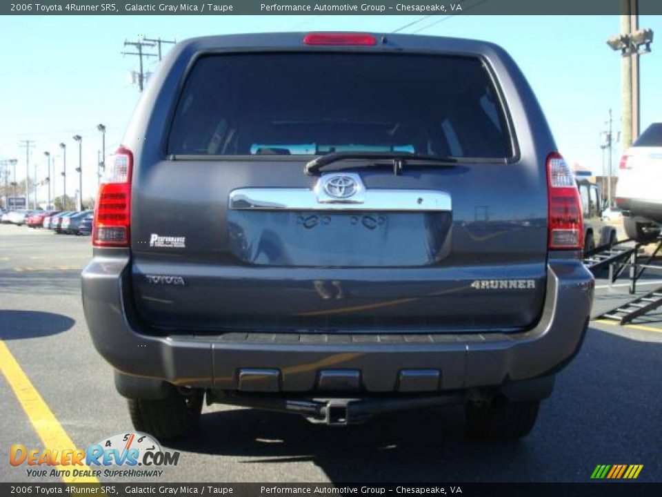 2006 Toyota 4Runner SR5 Galactic Gray Mica / Taupe Photo #5