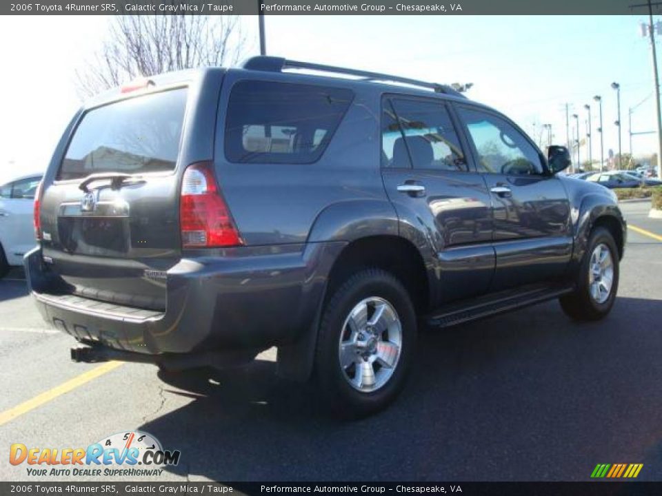 2006 Toyota 4Runner SR5 Galactic Gray Mica / Taupe Photo #6