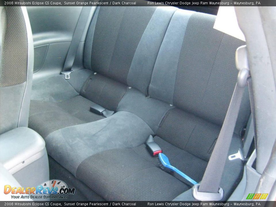2008 Mitsubishi Eclipse GS Coupe Sunset Orange Pearlescent / Dark Charcoal Photo #10