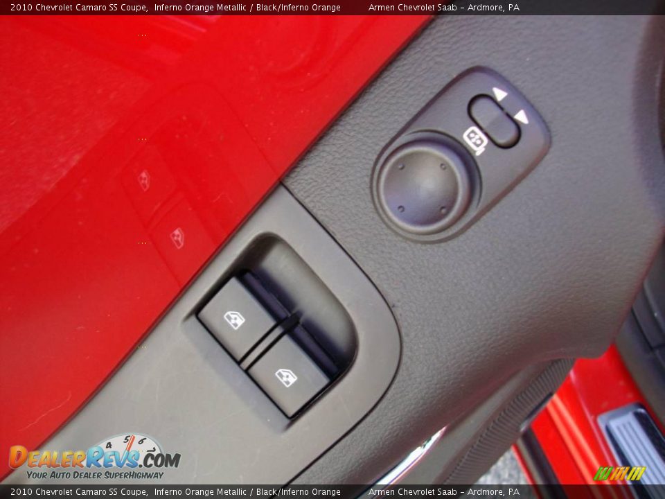 2010 Chevrolet Camaro SS Coupe Inferno Orange Metallic / Black/Inferno Orange Photo #14