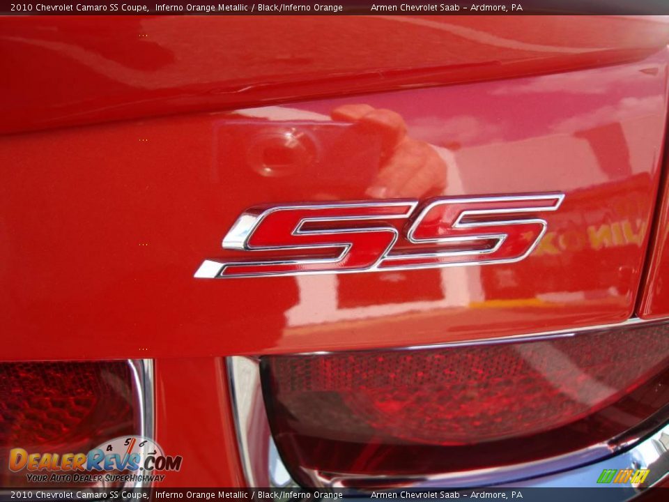 2010 Chevrolet Camaro SS Coupe Inferno Orange Metallic / Black/Inferno Orange Photo #22