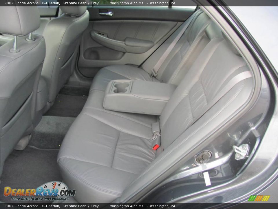 2007 Honda Accord EX-L Sedan Graphite Pearl / Gray Photo #11