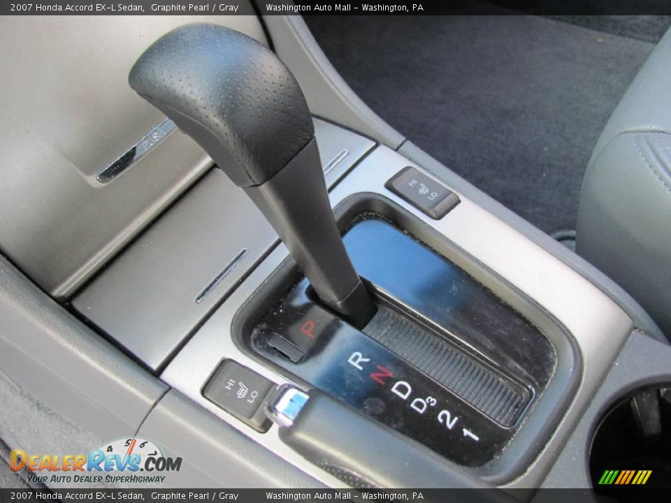 2007 Honda Accord EX-L Sedan Graphite Pearl / Gray Photo #14