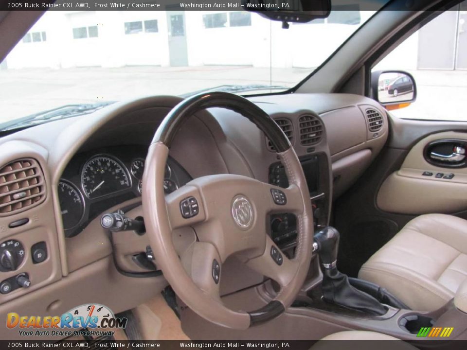 2005 Buick Rainier CXL AWD Frost White / Cashmere Photo #9