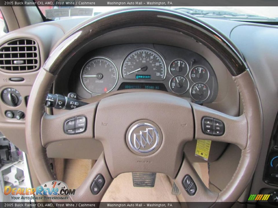 2005 Buick Rainier CXL AWD Frost White / Cashmere Photo #17