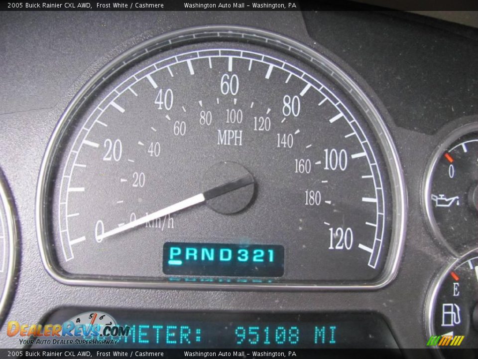2005 Buick Rainier CXL AWD Frost White / Cashmere Photo #20