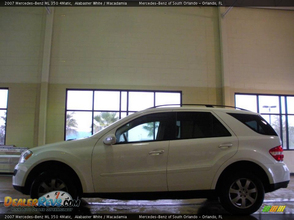 2007 Mercedes-Benz ML 350 4Matic Alabaster White / Macadamia Photo #1