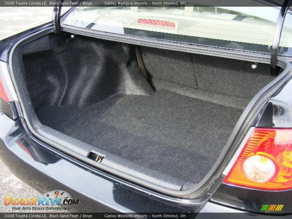 2008 Toyota Corolla LE Black Sand Pearl / Beige Photo #21