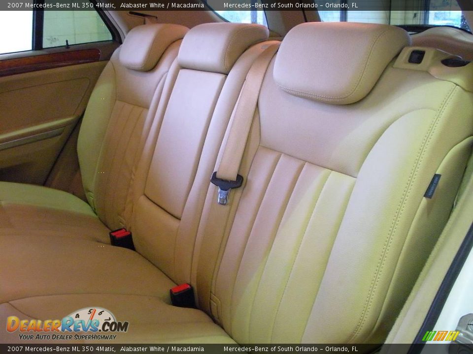 2007 Mercedes-Benz ML 350 4Matic Alabaster White / Macadamia Photo #15